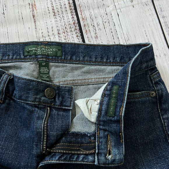 Ralph Lauren Dark Blue Jean Shorts - Picture 8 of 12